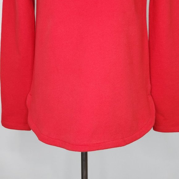 Izod Red Warm Cozy Fall Winter Casual Upgraded Sweatshirt Top Size XS - Picture 4 of 12